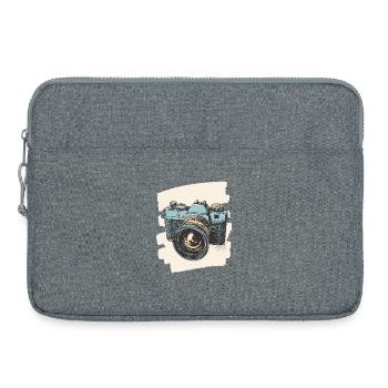 Kamera Fotokamera Fotograf Fotografin - Laptoptasche 15" - Grau meliert - Vorne