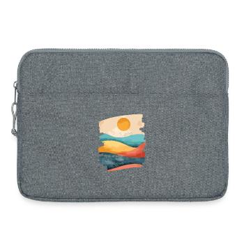Sommer Sonne - Laptoptasche 15" - Grau meliert - Vorne