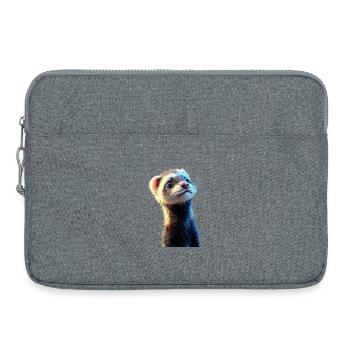 Furet Furet Putois Martre Belette Mignon Furet - Sacoche pour ordinateur portable 15 pouces - gris chiné - Devant