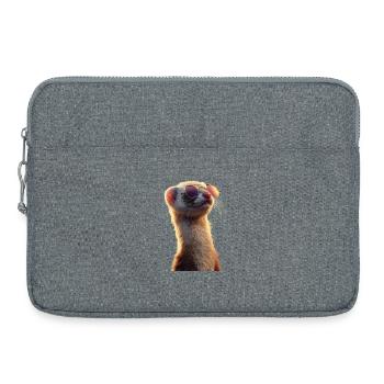 Furet Furet Putois Martre Belette Mignon Furet - Sacoche pour ordinateur portable 15 pouces - gris chiné - Devant