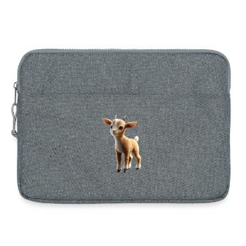 Goat Domestic Goat Capricorn Goat Goat Cute Goats - Laptop bag 15" - heather grey - Front
