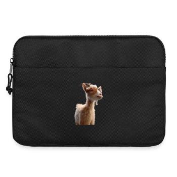 Ziege Hausziege Steinbock Ziegenbock Süße Ziegen - Laptoptasche 15" - Schwarz - Vorne
