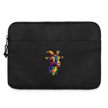 Ziege Hausziege Steinbock Ziegenbock Süße Ziegen - Laptoptasche 15" - Schwarz - Vorne