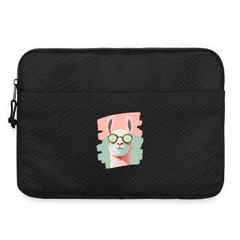 Lama Alpaka Beauty Selfcare Maske - Laptoptasche 15" - Schwarz - Vorne