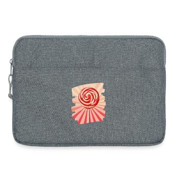 Lollipop lollipop candy candy - Laptop bag 15" - heather grey - Front