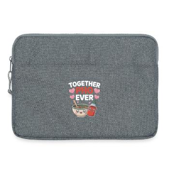 Together Pho Ever Vietnam Voyage Nouilles Soup Pho - Sacoche pour ordinateur portable 15 pouces - gris chiné - Devant