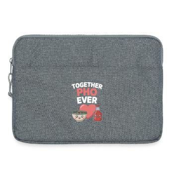 Together Pho Ever Vietnam Voyage Nouilles Soup Pho - Sacoche pour ordinateur portable 15 pouces - gris chiné - Devant