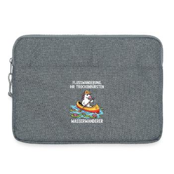 Unicorn Canoe Trip - Laptop bag 15" - heather grey - Front