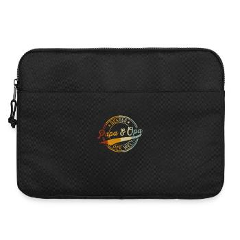 Meilleur papa et grand-père du monde - Fête des pères de grand-père - Sacoche pour ordinateur portable 15 pouces - noir - Devant