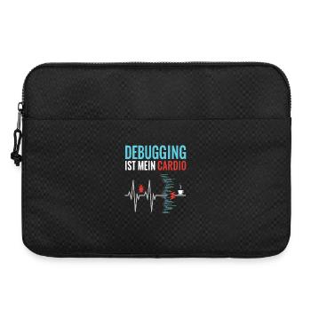 Le débogage est mon nerd cardio - programmeur - Sacoche pour ordinateur portable 15 pouces - noir - Devant