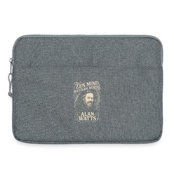 Zen Mots Occidentaux Art - Sacoche pour ordinateur portable 15 pouces - gris chiné - Devant