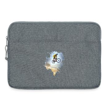 Surfez sur la chute - Sacoche pour ordinateur portable 15 pouces - gris chiné - Devant
