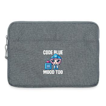 CODE BLUE, MOOD TOO - DOKTOR GESCHENK - Laptoptasche 15" - Grau meliert - Vorne