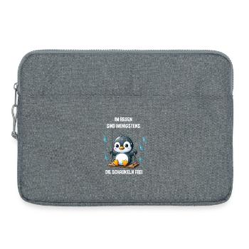 Penguin swing introvert melancholic - Laptop bag 15" - heather grey - Front