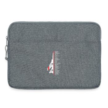Phonetic alphabet - Sacoche pour ordinateur portable 15 pouces - gris chiné - Devant