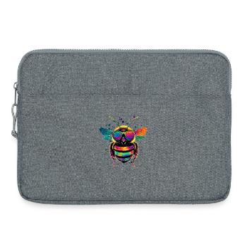 abeilles apiculteur miel apiculteur abeilles abeille mignonne - Sacoche pour ordinateur portable 15 pouces - gris chiné - Devant