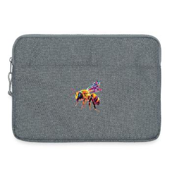 abeilles apiculteur miel apiculteur abeilles abeille mignonne - Sacoche pour ordinateur portable 15 pouces - gris chiné - Devant