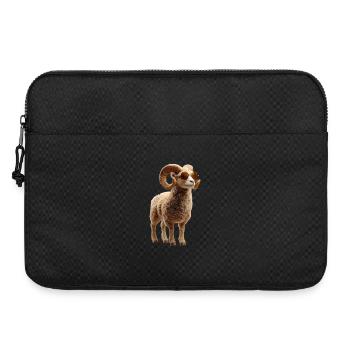 Widder Mufflon Aries Wilde Schafe Männliches Schaf - Laptoptasche 15" - Schwarz - Vorne