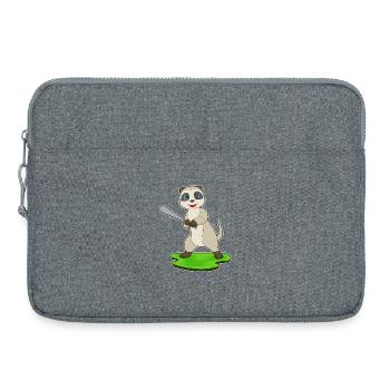 Meerkat Baseball Batte de Baseball - Sacoche pour ordinateur portable 15 pouces - gris chiné - Devant