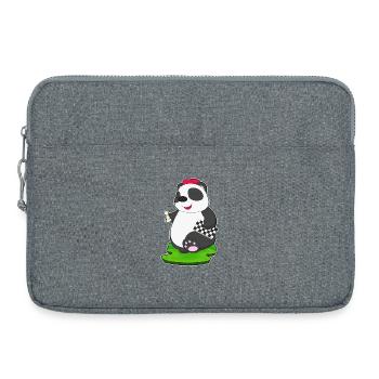 Panda Chess Piece Échiquier - Sacoche pour ordinateur portable 15 pouces - gris chiné - Devant