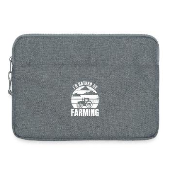 I'd Rather Be Farming - Laptoptasche 15" - Grau meliert - Vorne
