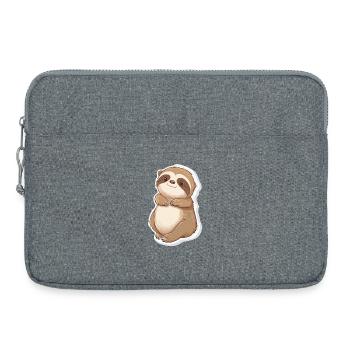 Paresse - Sacoche pour ordinateur portable 15 pouces - gris chiné - Devant