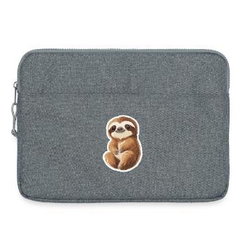 Paresse - Sacoche pour ordinateur portable 15 pouces - gris chiné - Devant