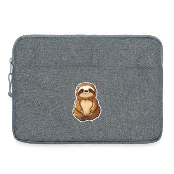 Paresse - Sacoche pour ordinateur portable 15 pouces - gris chiné - Devant