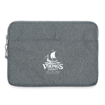 Drakkar - le drakkar viking - Sacoche pour ordinateur portable 15 pouces - gris chiné - Devant