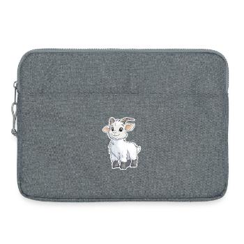 Goat - Laptop bag 15" - heather grey - Front