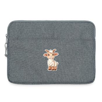 Goat - Laptop bag 15" - heather grey - Front