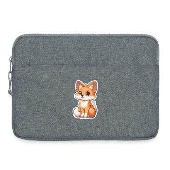 Renard - Sacoche pour ordinateur portable 15 pouces - gris chiné - Devant