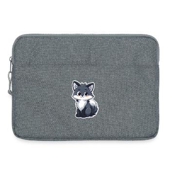 Renard - Sacoche pour ordinateur portable 15 pouces - gris chiné - Devant