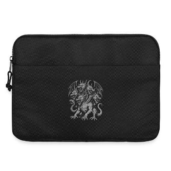 Bukavac - Illustration mythique de dragon à plusieurs têtes - Sacoche pour ordinateur portable 15 pouces - noir - Devant