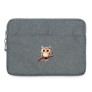 Eule - Laptoptasche 15" - Grau meliert - Vorne