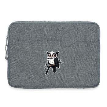 Eule - Laptoptasche 15" - Grau meliert - Vorne