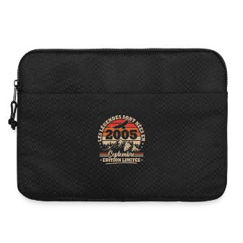 Vintage Cadeau Anniversaire Nées En Septembre 1985 - Sacoche pour ordinateur portable 15 pouces - noir - Devant