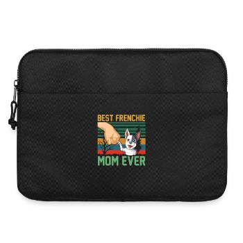 Beste Frenchie-Mutter aller Zeiten – süße französische Bulldogge - Laptoptasche 15" - Schwarz - Vorne