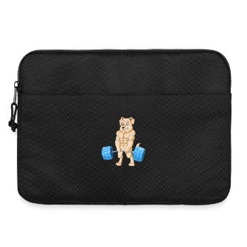 Chien musclé golden retriever Poids de levage - Sacoche pour ordinateur portable 15 pouces - noir - Devant