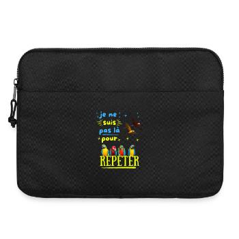 Ne Me Forcez Pas à Répéter - Sacoche pour ordinateur portable 15 pouces - noir - Devant