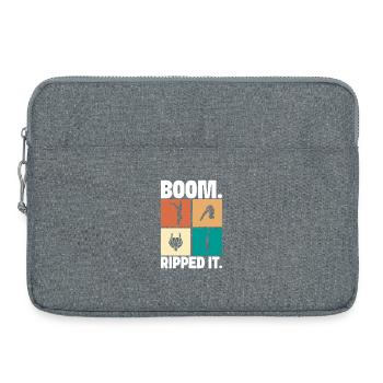 Diving diving board - Laptop bag 15" - heather grey - Front