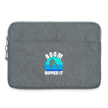 Diving diving board - Laptop bag 15" - heather grey - Front