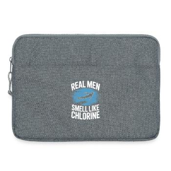 Diving diving board - Laptop bag 15" - heather grey - Front