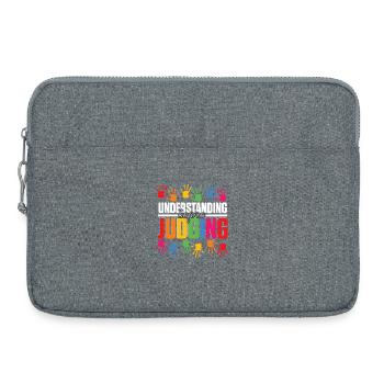 Autisme Autisme Comprendre avant de juger - Sacoche pour ordinateur portable 15 pouces - gris chiné - Devant