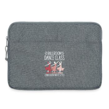 Ballroom Dance School Dance Teacher Ballroom Gift - Laptop bag 15" - heather grey - Front