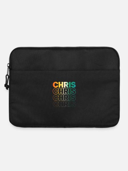 Chris Christian Christoph Christopher - Laptoptasche 15" - Schwarz