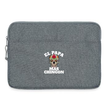 El Papa Mas Chingon - Sacoche pour ordinateur portable 15 pouces - gris chiné - Devant