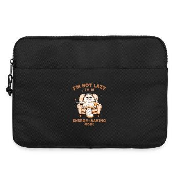 Chaton paresseux économise son énergie - Sacoche pour ordinateur portable 15 pouces - noir - Devant