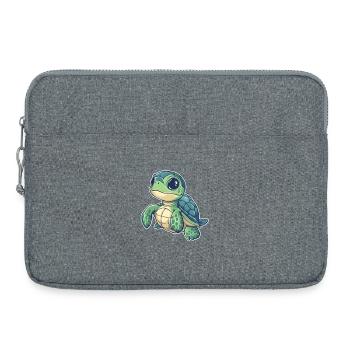 Turtle - Laptop bag 15" - heather grey - Front