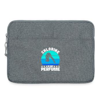 Diving diving board - Laptop bag 15" - heather grey - Front